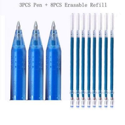 Stilo de ștergere de 0,5 mm Instrumente de desen colorate Scriere pentru studenți Articole de birou Negru/Roșu/Albastru/Verde/Roz/Portocaliu/Violet