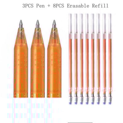 Stilo de ștergere de 0,5 mm Instrumente de desen colorate Scriere pentru studenți Articole de birou Negru/Roșu/Albastru/Verde/Roz/Portocaliu/Violet
