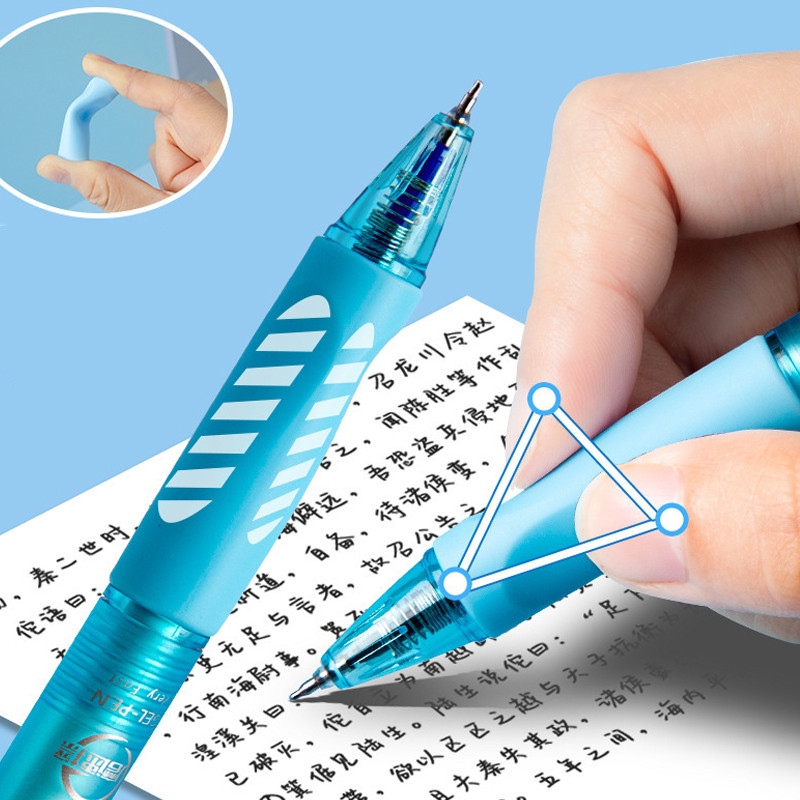 3 buc/set pixuri magice cu gel ștergebile pentru caiete de scris pentru școală, articole de papetărie, 0,5 mm, negru, albastru, umplere cu cerneală, papetărie Kawaii