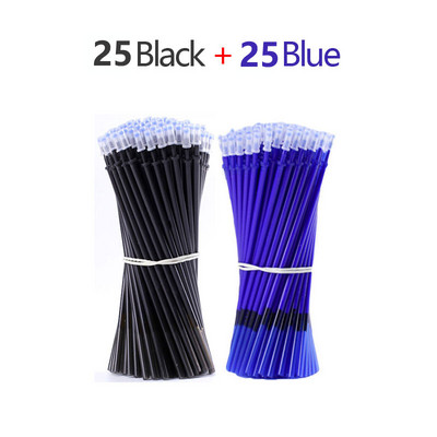 12 gab/komplekts Constellation dzēšamie gēla pildspalvas 0,5 mm gēla tinte, melna/zila uzpilde Lodīšu kancelejas preces Skolas rakstīšanas biroja piederumi