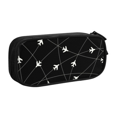 Airbus Fighter Pilot Kawaii Pernica Dječak Djevojčica Velika pohrana Zrakoplovni Zrakoplov Torbica za olovke Studentski pribor