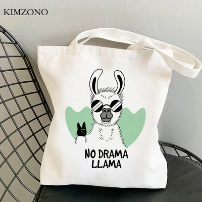 Lama Llama torba za kupnju tote bolsa platnena shopper eco shopper torba boodschappentas net custom