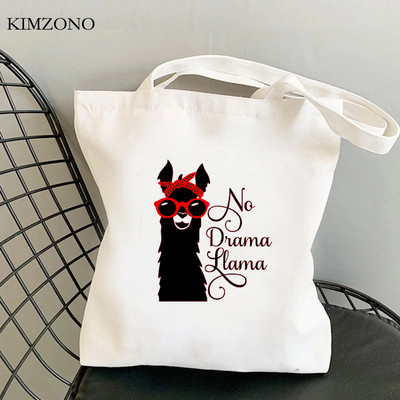 Lama Llama torba za kupnju tote bolsa platnena shopper eco shopper torba boodschappentas net custom