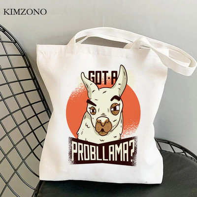 Lama Llama torba za kupnju tote bolsa platnena shopper eco shopper torba boodschappentas net custom