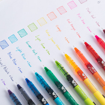 1 бр. Pilot V5 цветна гел мастилена писалка 0,5 mm топка Tecpoint Candy Writing Drawing Японски канцеларски материали Office School A6911