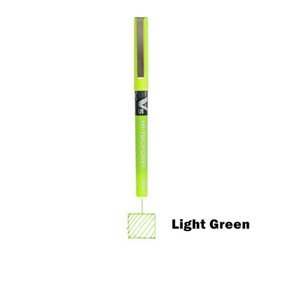 1gab Pilot V5 Color gēla tintes pildspalva 0,5 mm lodīšu Tecpoint konfekšu rakstīšanas zīmējums japāņu kancelejas preces biroja skola A6911