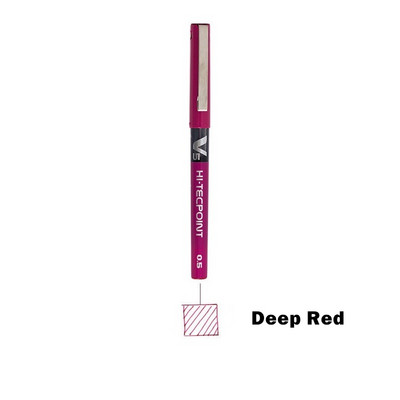 1gab Pilot V5 Color gēla tintes pildspalva 0,5 mm lodīšu Tecpoint konfekšu rakstīšanas zīmējums japāņu kancelejas preces biroja skola A6911