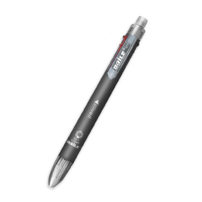 6 u 1 višenamjenska kemijska olovka 0,7 mm, 5 boja i mehanička olovka 0,5 mm u jednoj olovci za školski uredski pribor