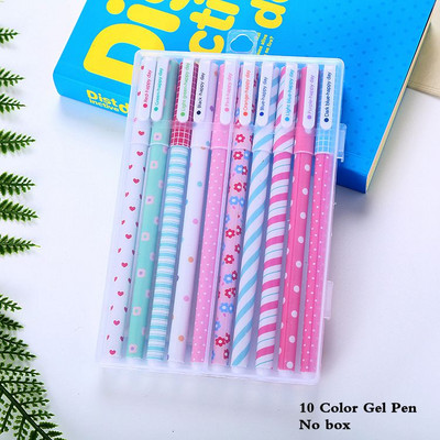 10 kom/set Tinta u boji 0,38 mm Flamingo Jednorog gel olovka Životinje Zvjezdano nebo Kawaii gel olovke Uredski školski pribor