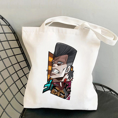 Jojo Bizarre Adventure Τσάντα αγορών Τσάντα αγορών Επαναχρησιμοποιήσιμη Bolsa Shopping Tote Τσάντα String Sac Cabas Jute Bolsa Compra Cabas