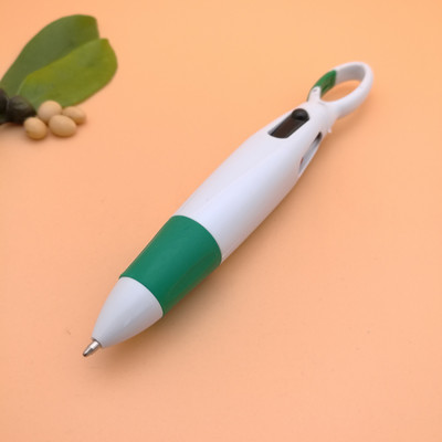 Četverobojne kemijske olovke na uvlačenje s privjeskom za ključeve s kopčom za uredski školski pribor, studente, dječji dar