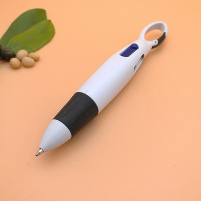 Četverobojne kemijske olovke na uvlačenje s privjeskom za ključeve s kopčom za uredski školski pribor, studente, dječji dar