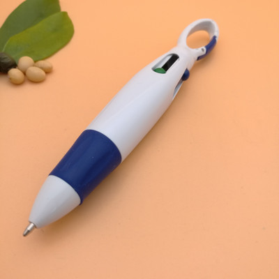 Četverobojne kemijske olovke na uvlačenje s privjeskom za ključeve s kopčom za uredski školski pribor, studente, dječji dar