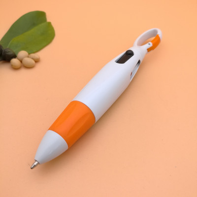 Četverobojne kemijske olovke na uvlačenje s privjeskom za ključeve s kopčom za uredski školski pribor, studente, dječji dar