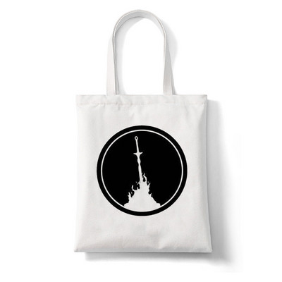 Pirkėjų krepšys Tamsus Berserk Japan Anime Grafinis animacinių filmų spaudinys Pirkinių krepšys Moterų pirkinių krepšys Elegantiškas drobinis krepšys moterims