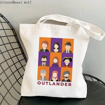 Γυναικεία τσάντα Shopper Outlander Take Off Your Kilt And Call Me Sassenach Bag Harajuku Shopping Canvas Shopper Shopper Shopping Shoulder Bag