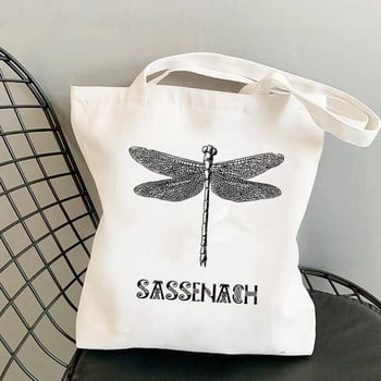 Γυναικεία τσάντα Shopper Outlander Take Off Your Kilt And Call Me Sassenach Bag Harajuku Shopping Canvas Shopper Shopper Shopping Shoulder Bag