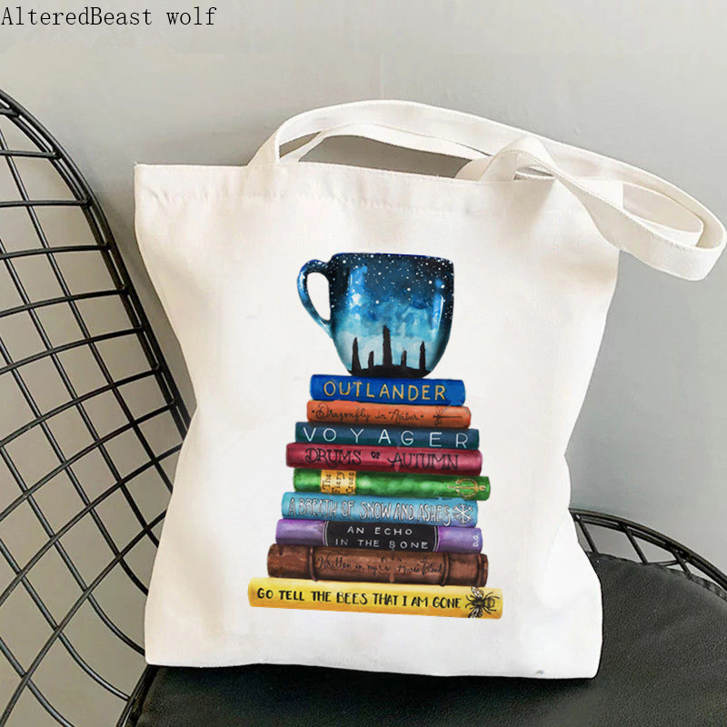 Geantă Shopper pentru femei Outlander Take Off Your Kilt And Call Me Sassenach Geantă Harajuku Shopping Canvas Geantă Shopper Geanta de umăr