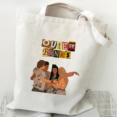 Outer Banks TV Tote Bags za žene Ljetna torba za kupovinu Casual Resuable Eco Shopper Bag Pogue Life Bolsa Feminina