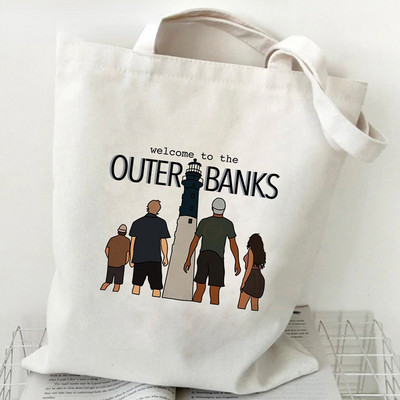 Outer Banks TV Tote Bags za žene Ljetna torba za kupovinu Casual Resuable Eco Shopper Bag Pogue Life Bolsa Feminina