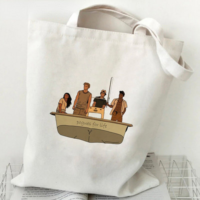 Outer Banks TV Tote Bags za žene Ljetna torba za kupovinu Casual Resuable Eco Shopper Bag Pogue Life Bolsa Feminina
