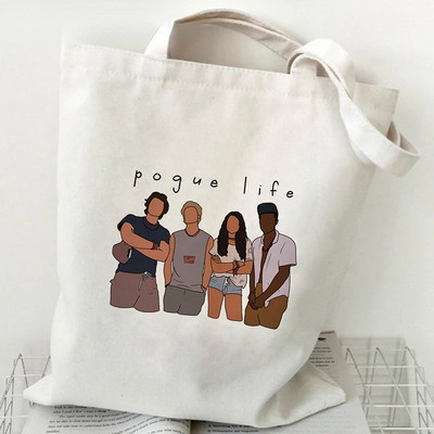 Outer Banks TV Tote Bags za žene Ljetna torba za kupovinu Casual Resuable Eco Shopper Bag Pogue Life Bolsa Feminina