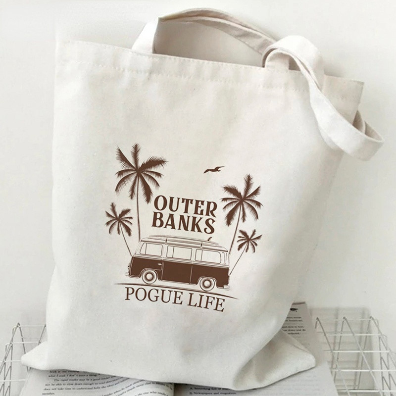 Outer Banks TV Tote Bags za žene Ljetna torba za kupovinu Casual Resuable Eco Shopper Bag Pogue Life Bolsa Feminina