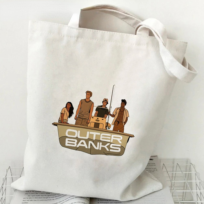 Outer Banks TV Tote Bags za žene Ljetna torba za kupovinu Casual Resuable Eco Shopper Bag Pogue Life Bolsa Feminina