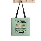 Pribor za učitelje Talking About Plants Printed women Harajuku tote shopper Funny handbag girl shopping Lady gift Canvas Bag