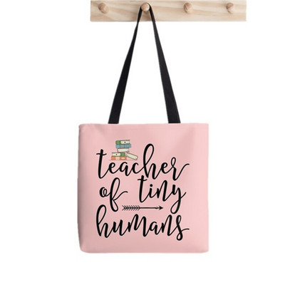 Pribor za učitelje Talking About Plants Printed women Harajuku tote shopper Funny handbag girl shopping Lady gift Canvas Bag