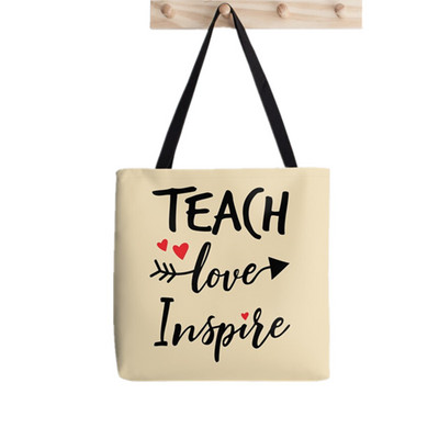 Pribor za učitelje Talking About Plants Printed women Harajuku tote shopper Funny handbag girl shopping Lady gift Canvas Bag