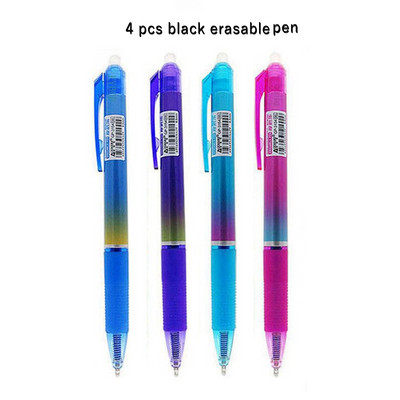 Haile 26 τεμ./σετ Kawaii Erasable Pens Gel Pen Refills Rods 0,5mm Push Automatic Press Στυλό Ballpoint Πλενόμενη λαβή γραφικής ύλης