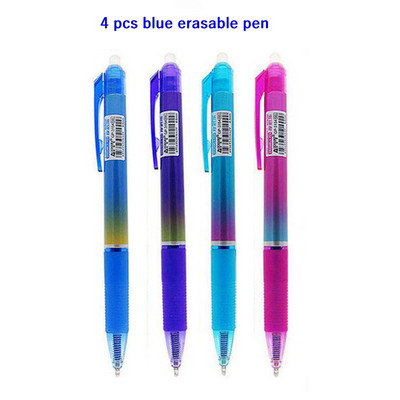 Haile 26 τεμ./σετ Kawaii Erasable Pens Gel Pen Refills Rods 0,5mm Push Automatic Press Στυλό Ballpoint Πλενόμενη λαβή γραφικής ύλης