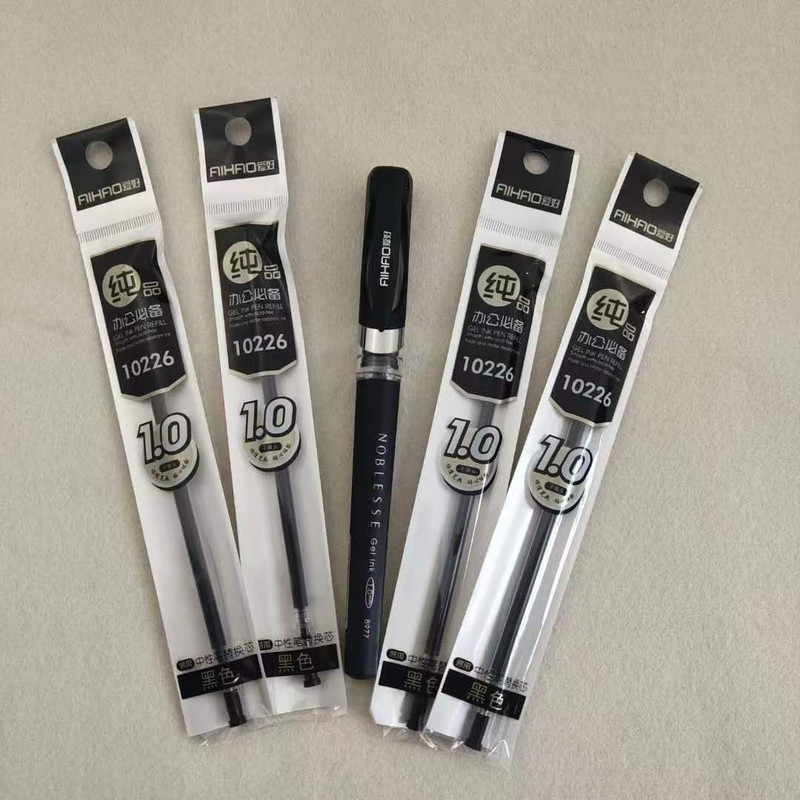 Suure mahutavusega paks kontoripliiats, signatuurkalligraafia pliiats, 1,0 mm geelpliiats koolikontori kirjatarvete jaoks