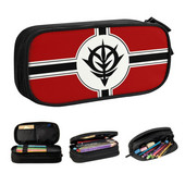 Mobilno odijelo Gundam Principality Of Zeon Kawaii Pernica Djevojčice Dječaci Veliki kapacitet Anime Manga Pernica Školski pribor