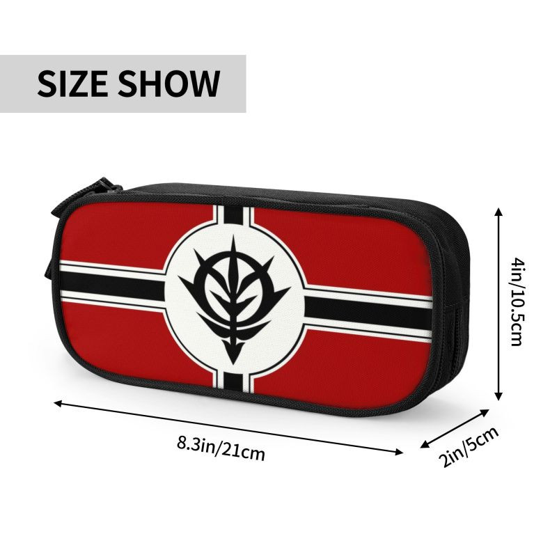 Mobilno odijelo Gundam Principality Of Zeon Kawaii Pernica Djevojčice Dječaci Veliki kapacitet Anime Manga Pernica Školski pribor