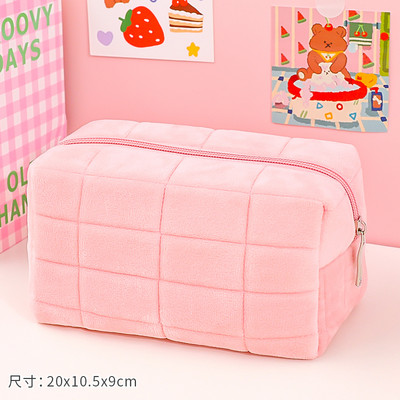 Kawaii torbica za pernice za djevojčice Slatka kutija za olovke Plišani studentski pribor velikog kapaciteta Korejski pribor za pisanje slatki