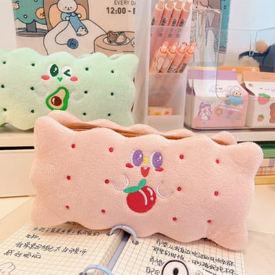 Kawaii torbica za pernice za djevojčice Slatka kutija za olovke Plišani studentski pribor velikog kapaciteta Korejski pribor za pisanje slatki