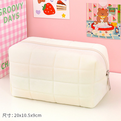 Kawaii torbica za pernice za djevojčice Slatka kutija za olovke Plišani studentski pribor velikog kapaciteta Korejski pribor za pisanje slatki