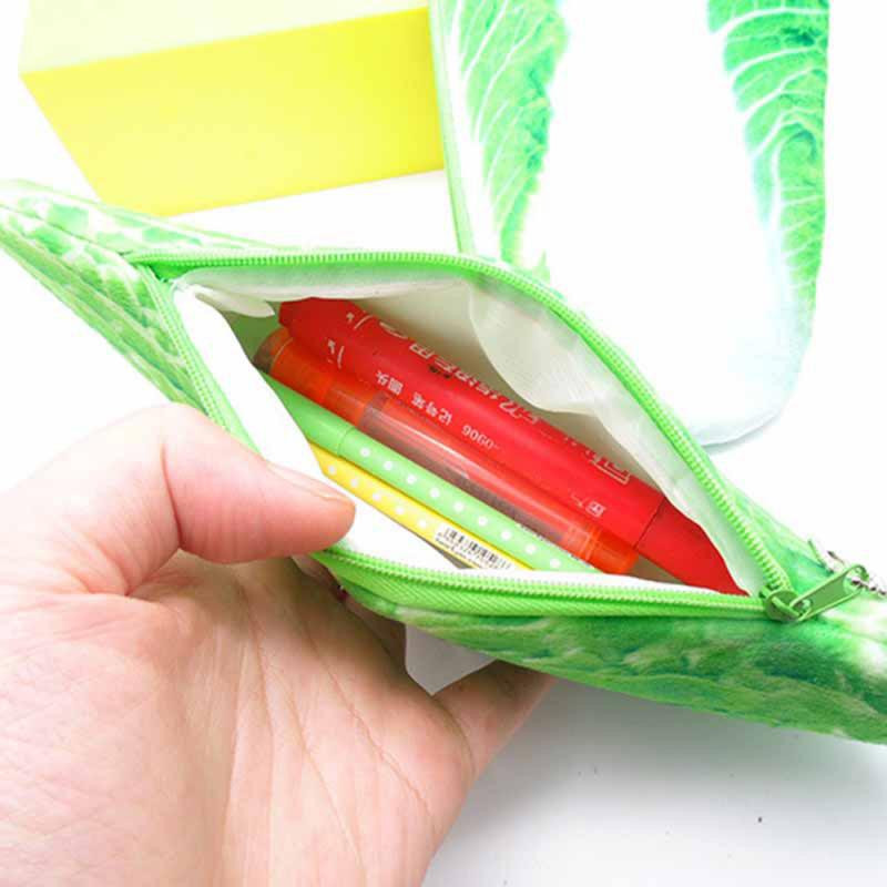 Smiješna pisaći pribor Torba za olovke Kozmetička torbica Pernica Korisno voće Povrće Uredski školski pribor Plišana pernica Studenti Kid