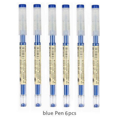 Haile 23Pc/Lot gel olovke s crnom/plavom/crvenom tintom 0,35 mm tankim vrhom za dopune Set štapića s gelom za školski uredski pribor za pisanje