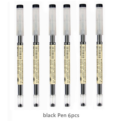 Haile 23Pc/Lot gel olovke s crnom/plavom/crvenom tintom 0,35 mm tankim vrhom za dopune Set štapića s gelom za školski uredski pribor za pisanje