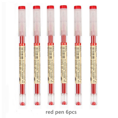 Haile 23Pc/Lot gel olovke s crnom/plavom/crvenom tintom 0,35 mm tankim vrhom za dopune Set štapića s gelom za školski uredski pribor za pisanje