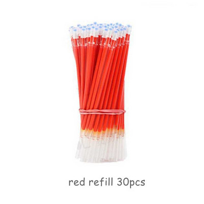 Haile 23Pc/Lot gel olovke s crnom/plavom/crvenom tintom 0,35 mm tankim vrhom za dopune Set štapića s gelom za školski uredski pribor za pisanje