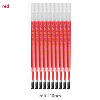 Haile 23Pc/Lot gel olovke s crnom/plavom/crvenom tintom 0,35 mm tankim vrhom za dopune Set štapića s gelom za školski uredski pribor za pisanje