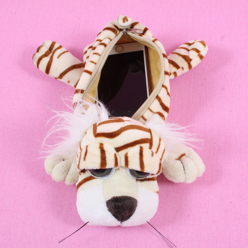 Slatka plišana školska pernica Kawaii crtani pas Majmun penalty pernica Kreativna velika torba za olovke Dječje Dječaci Djevojčice Torbica za pohranu