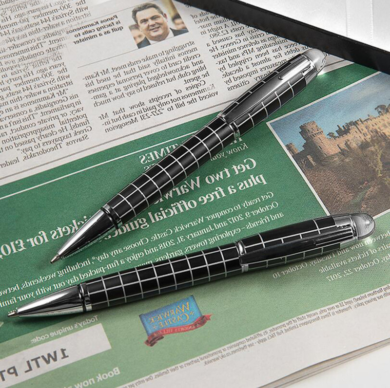 Modes dizains Metāla lodīšu pildspalva Biroja biznesa vīriešiem dāvanu rakstīšana lodīšu pildspalva Pirkt 2 Sūtīt dāvanu