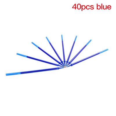 Umitive 40Pcs/σετ Erasable Refill Gel Pen 0,5mm Blue & Black Ink for School Gationery Office Writing Tool