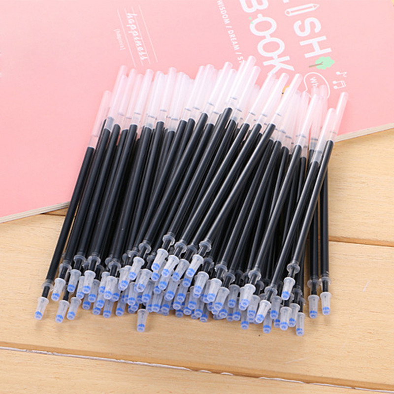 Umitive 40Pcs/σετ Erasable Refill Gel Pen 0,5mm Blue & Black Ink for School Gationery Office Writing Tool