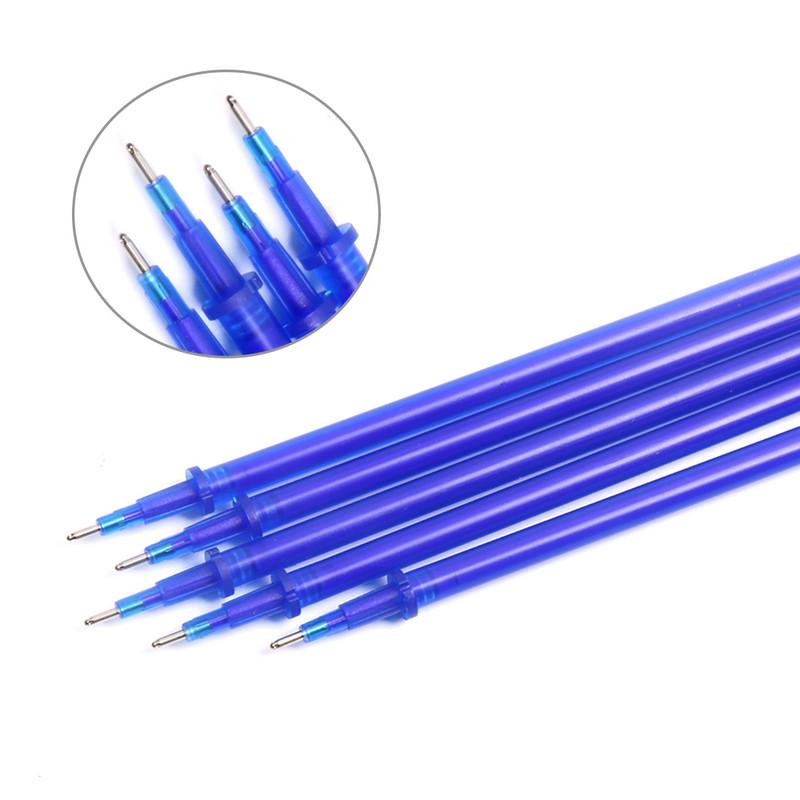 Umitive 40Pcs/σετ Erasable Refill Gel Pen 0,5mm Blue & Black Ink for School Gationery Office Writing Tool
